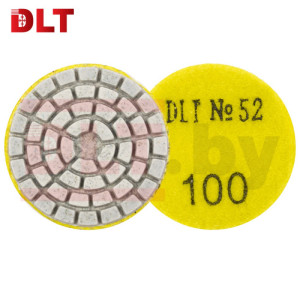 Алмазный гибкий шлифовальный круг для гравера DLT №50, #100. 50мм