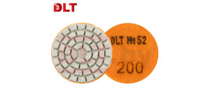 Алмазный гибкий шлифовальный круг для гравера DLT №52, #200. 50мм
