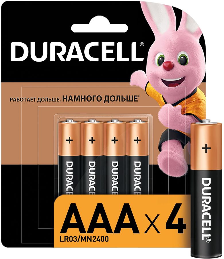 Батарейка Duracell LR03 Basic BL*4
