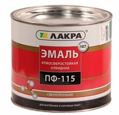 Эмаль ПФ-115 ЛАКРА зеленый 2,0кг