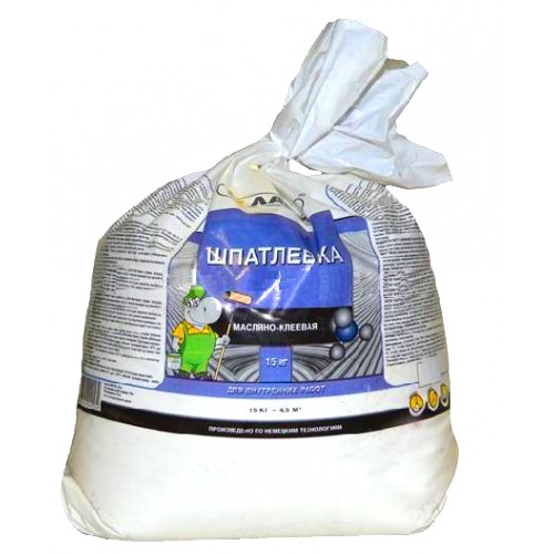 ЛАКРА Шпаклевка масл-клеевая ,пакет 15кг