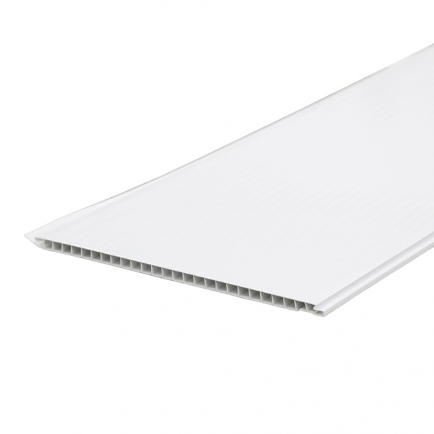 Пластиковая панель ЛАК (0,25*2.6м) белая глянц.