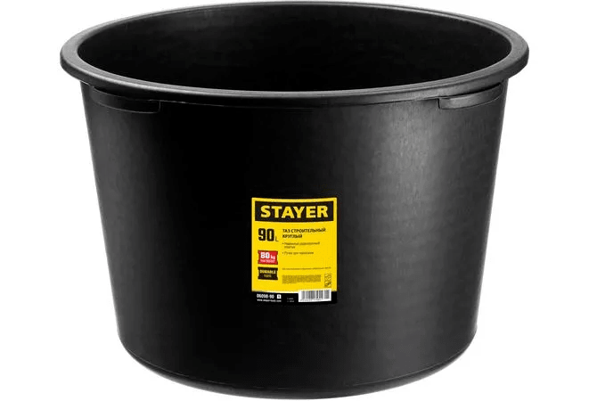 Таз строительный круглый 90л STAYER