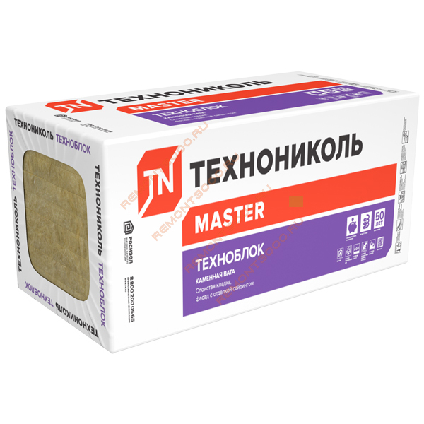 Утеплитель ТЕХНОБЛОК 1200х600х100мм (2,88м2/уп)