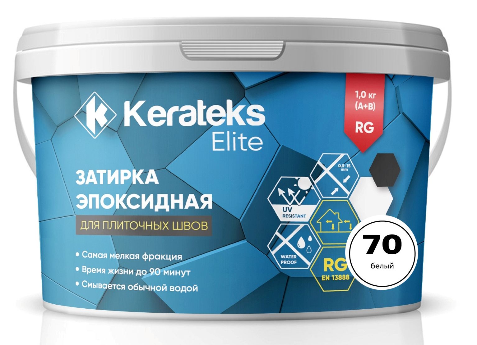 Затирка эпоксидная Kerateks С.70 (1кг) белый